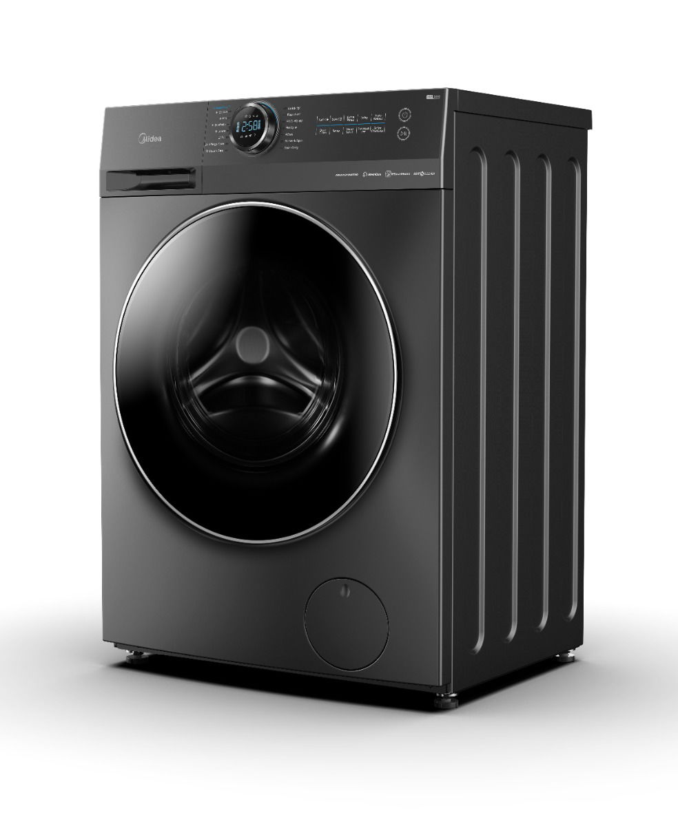 Midea Mf200W100Wtsa Automatic Washing Machine, Front Load, 10 Kg, 1400 Rpm, 14 Programs - Silver product image 2