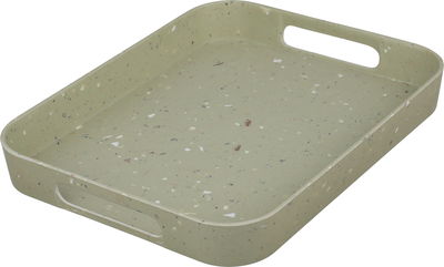 Al Saif Gallery Melamine Serving Tray, 40.7 x 31 x 4.8 cm, Rectangular - Light Green product image 2