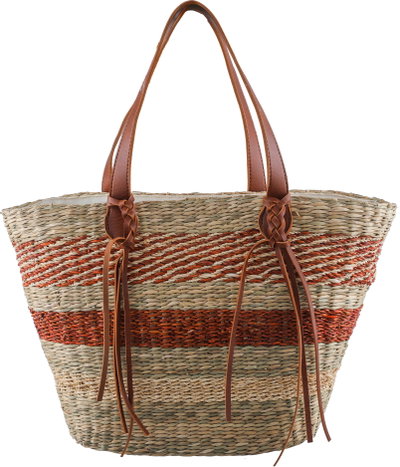 Al Saif Gallery Wicker Bag, 48x17x32 cm - Beige product image 2