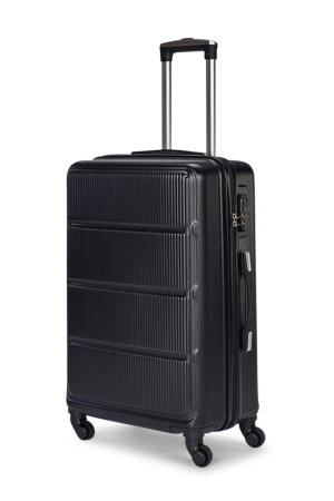 Limra WM-190 ABS Luggage Set, 3 Sizes, 4 Wheels, Combination Lock - Black product image 2