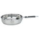 طاوة استيل بيد سليكون روكي، 24 سم - فضي product image 1