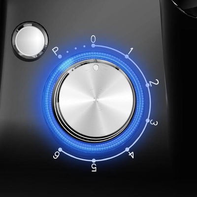 Winning Star ST-5306 Electric Stand Mixer, 5 Liters, 1200 Watts, 6 Speeds, Pulse Function - Black/Silver product image 2