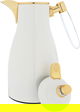 Alsaif Gallery Falwah Thermos Set, 2 Pieces, 1/1 Liter, Glass inner container, Stainless Steel Body - Pearl product image 6