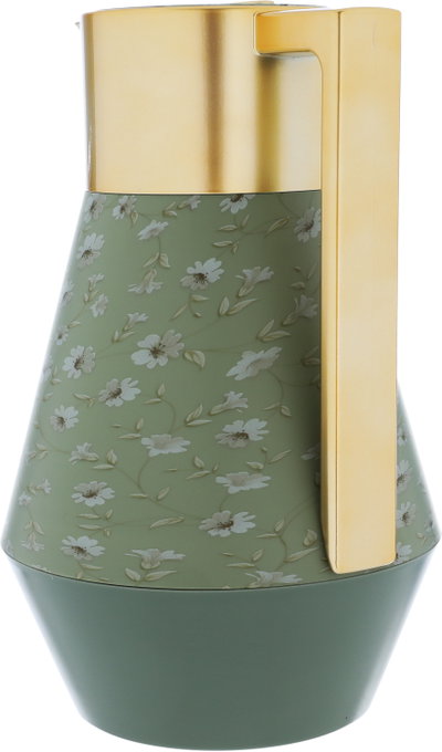 Everest Lydia ProThermos, 1 liter, colorful pattern, thermal glass inner shell, plastic outer shell - light gray product image 3