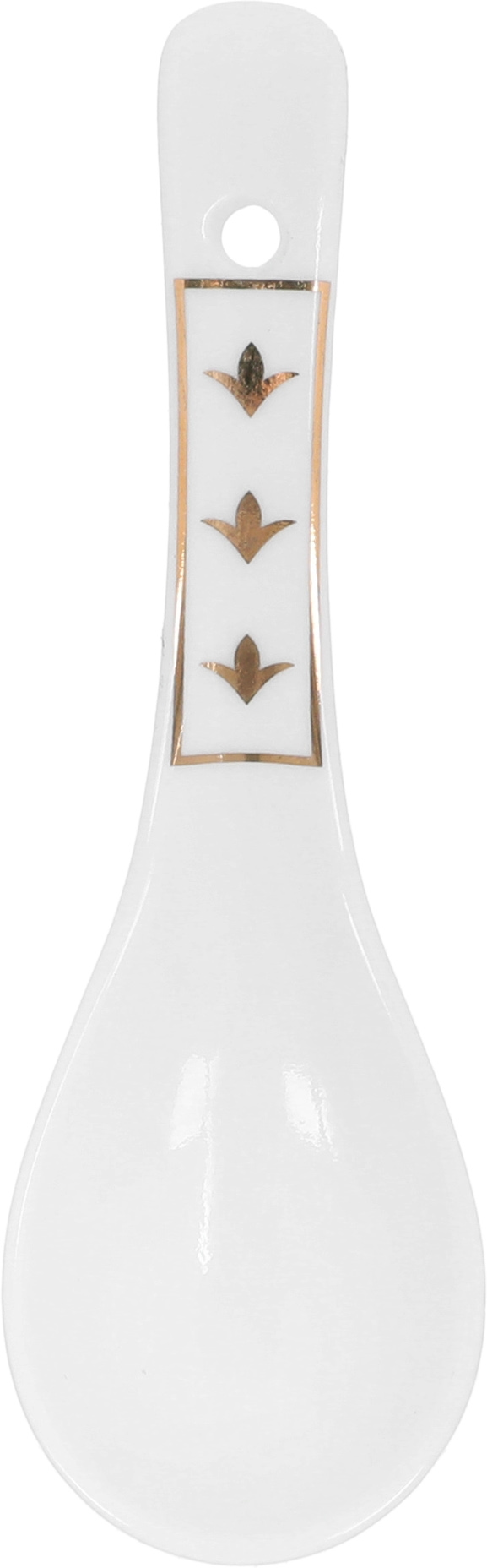 طقم سفرة بورسلان دانيا، 77 قطعة - ابيض ذهبي product image 18