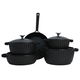 طقم قدور جرانيت روبوست، 9 قطع - أسود product image 1