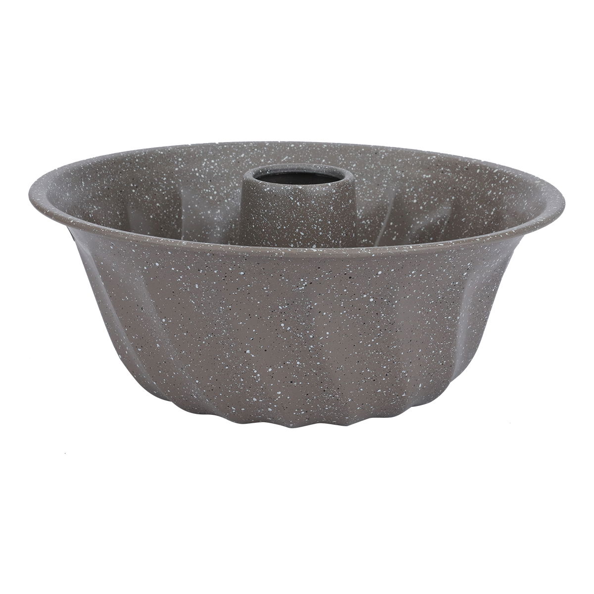 Bake Chef Granite Cake Mold, 10.5 x 24.5 cm, Round - Light Brown product image 4