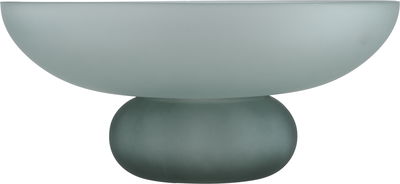 Al Saif Gallery Glass Dessert Plate, 35.5X35.5X15.5 Cm, With Base - Light Green product image 2