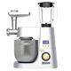 عجانة كهربائية إديسون تتانيوم، 4 وظائف، 6.5 لتر، 8 سرعات، 1800 واط، FM114/S - فضي product image 1