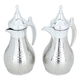 Al Saif Gallery Haila Thermos set, 1.2/1.2 litres, transparent handle, two pieces, steel inner case, steel outer case - silver product image 2
