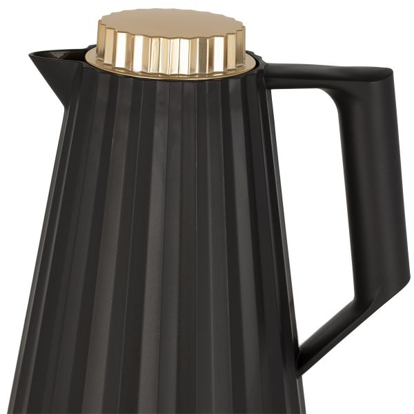ترمس إليجانس، 1 لتر، غطاء ذهبي - أسود product image 4