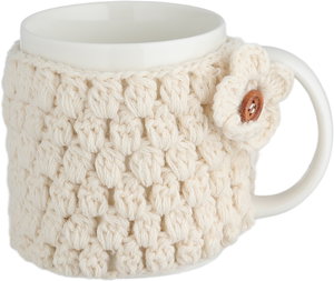 مج بورسلان السيف غاليري، 340 مل، تلبيسة صوف - أبيض كريمي product image