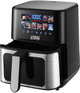 Winning Star St-9696 Air Fryer, 1400W, 4.5L, 10 Programs, Digital Display - Black Silver product image 2