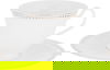 Alsaif Gallery Porcelain Dinner Set, 166 Pieces, Gold-White Rim product image 5