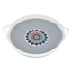 Al Saif Gallery Fabric serving basket, 33 x 33 x 5 cm, round - grey product image 1