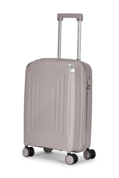 طقم شنط سفر بولي بروبيلين ليمرا، 3 مقاسات، 4 عجلات، بزاوية 360 درجة، LMA-PP511 - بيج product image 2