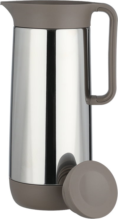 Helios German Thermos, 1 Liter, Glass Inner Container - Silver Gray product image 5