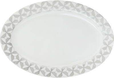 طقم سفرة بورسلان زجاج السيف غاليري، 61 قطعة، منقوش - ابيض شفاف product image 17