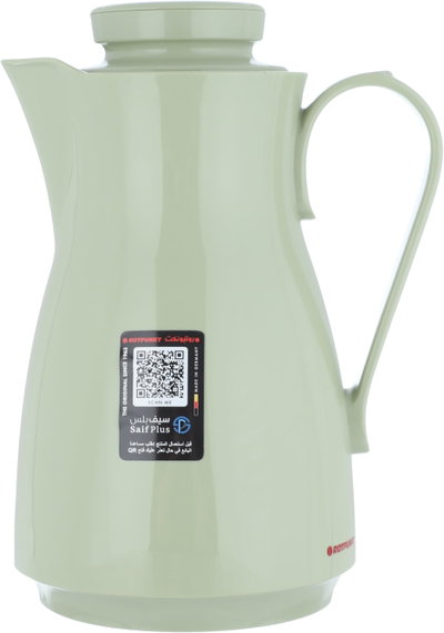 Rotpont thermos, 1 liter, glass inner container, plastic outer shell - light green product image 4