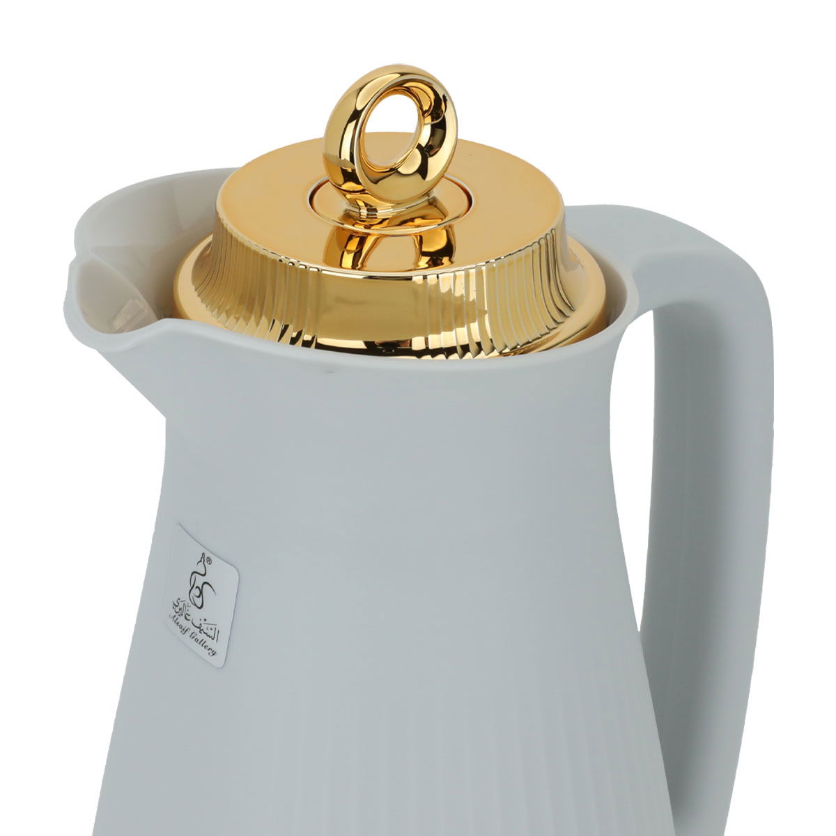 Timeless Manalthermos, 1 liter, glass inner container, plastic outer shell - light grey product image 5