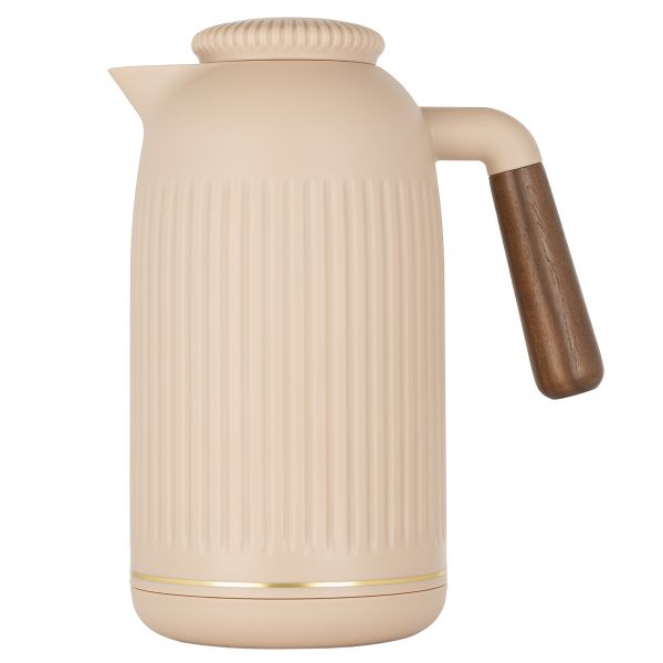 Timeless Jayda thermos, 1 liter, with wooden handle - brown product image 2
