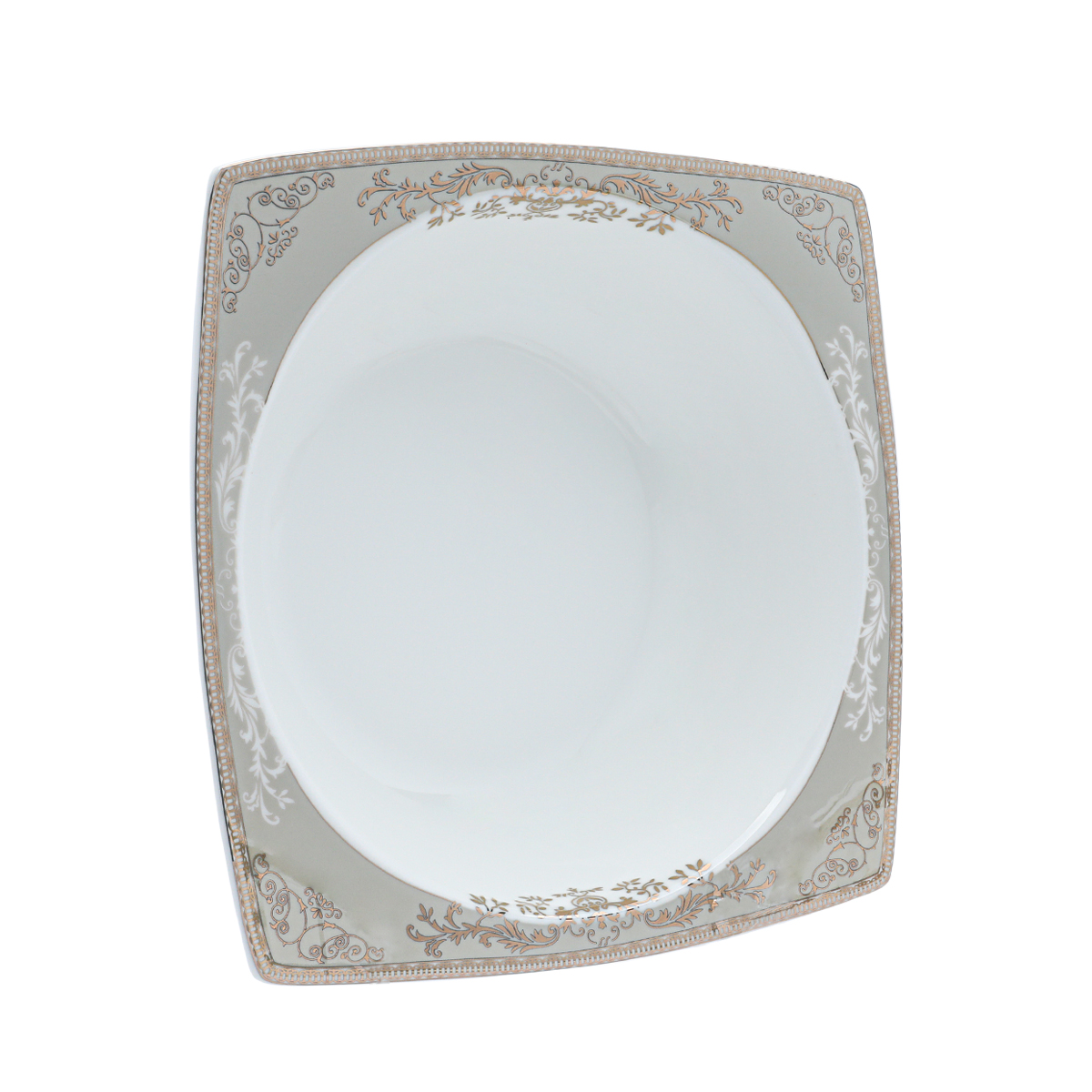 طقم سفرة بورسلان السيف غاليري، مربع، 86 قطعة - أبيض product image 3