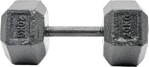 دامبل رفع اثقال ارمان، 20 كيلو، للتمرينات الرياضية، شكل سداسي - اسود product image