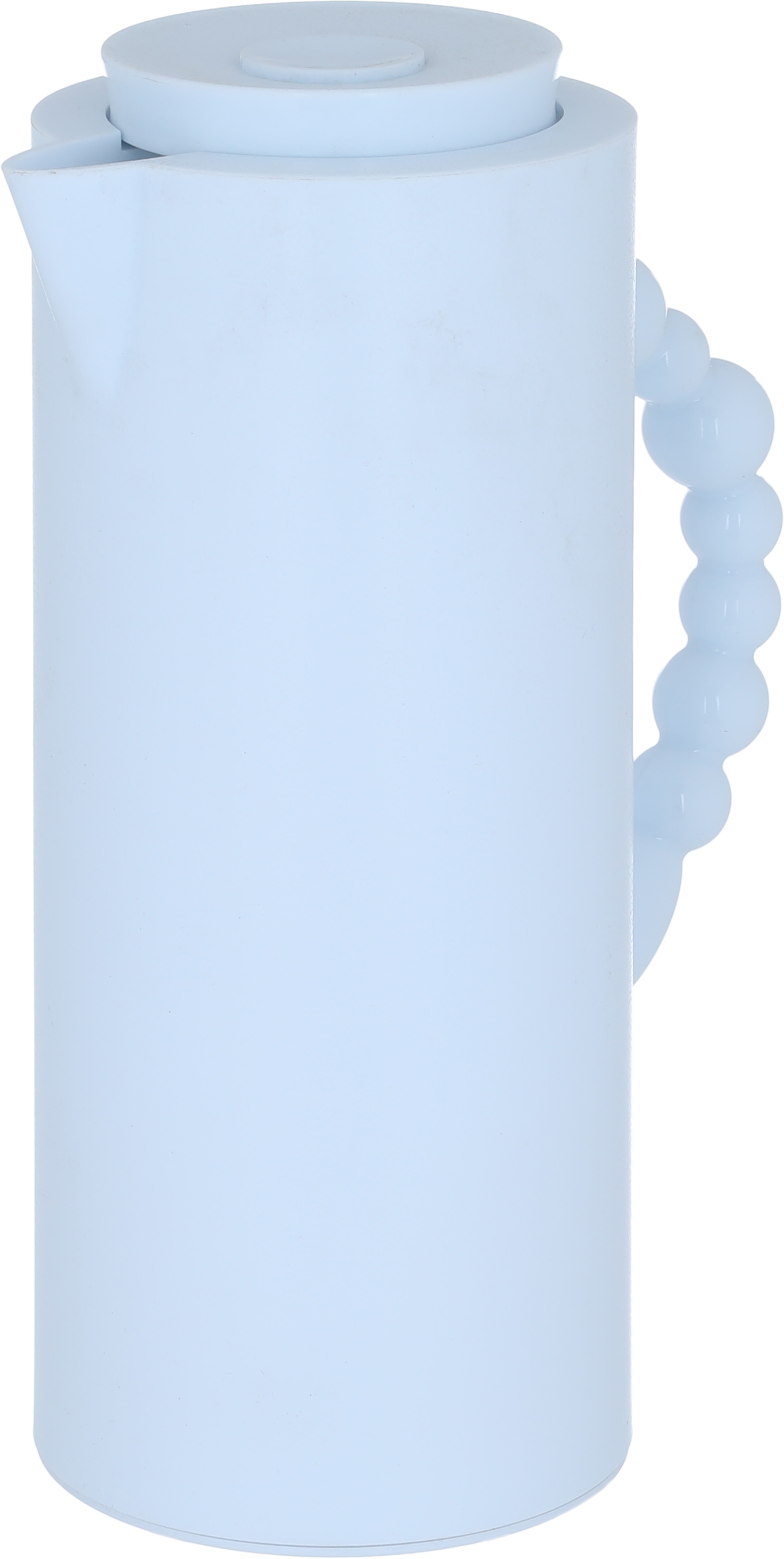 Al Saif Gallery Royal 7 glass thermos, 1 liter, glass inner container, plastic outer shell - cyan product image 2