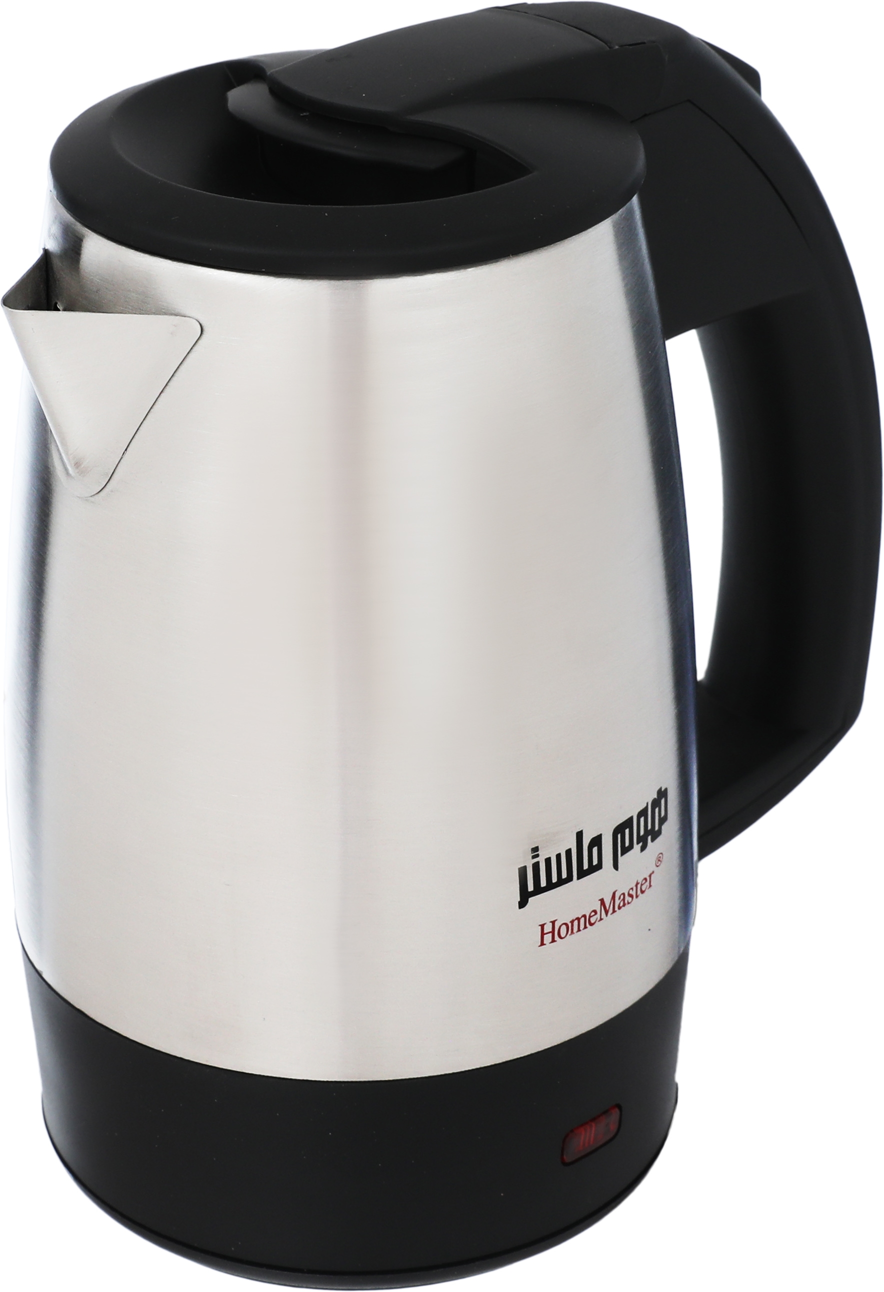 Home Master Glass Water Kettle, 800 Watt, 0.5 Liter - Black Silver product image 2