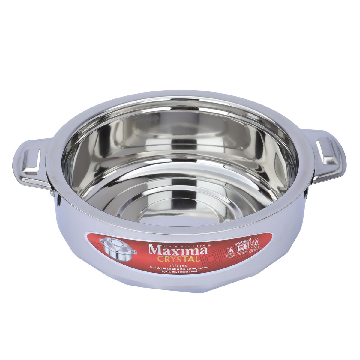 Steel Maxima food container set, 3 pieces, 2.5 / 3.5 / 5 liters - silver product image 4