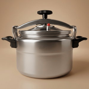 Al Saif Gallery Volcano Aluminum Pressure Cooker, 9 Liters - Silver product image