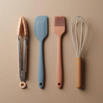 طقم ادوات طبخ سيليكون السيف غاليري، 4 قطع - متعدد الألوان product image 9