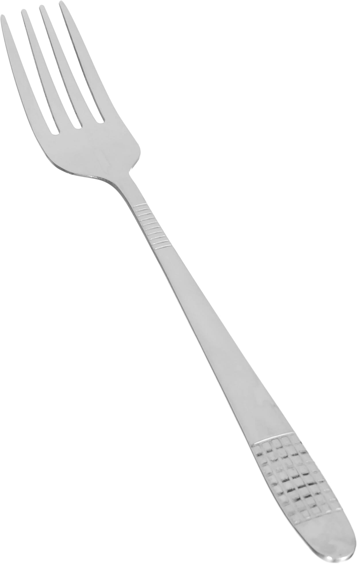 Al Saif Gallery steel sweet fork set, 6 pieces, 16 x 2 cm, engraved - silver product image 2