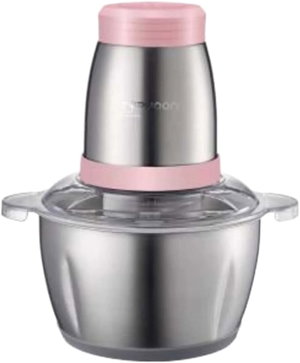مفرمة طعام ستانلس ستيل تايفون، 650 واط، 2 لتر، 4 شفرات، TY-2-006P - وردي product image