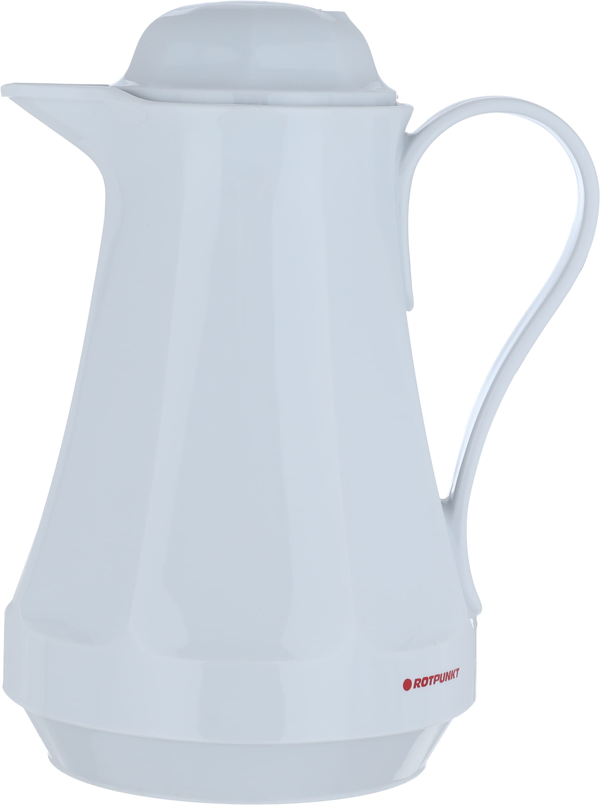 Rotpont thermos, 1 liter, glass inner container, plastic outer shell - white product image