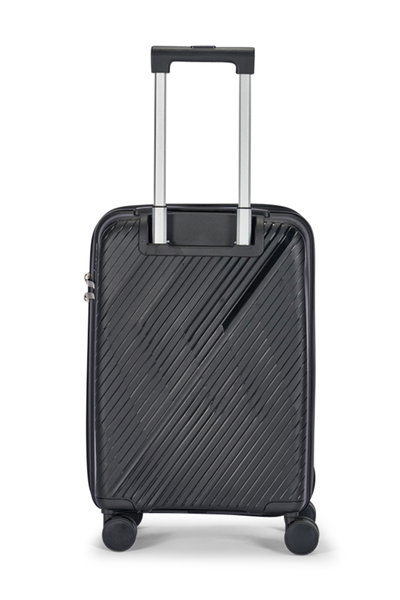 طقم شنط سفر بولي بروبيلين ليمرا، 3 مقاسات، 4 عجلات، بزاوية 360 درجة، LMA-PP518 - أسود product image 3