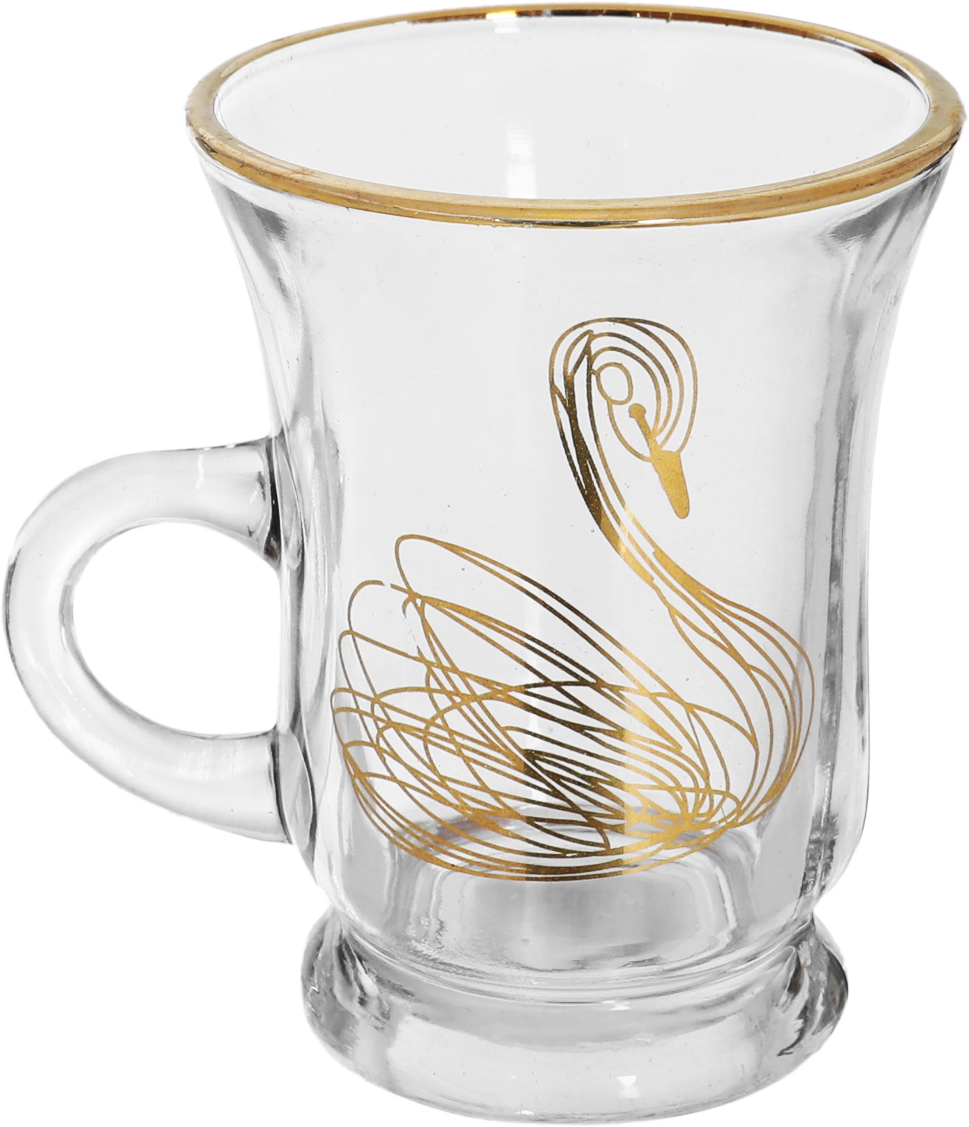Al Saif Gallery Glass Flamingo Beads Set, 6 Pieces, 200 Ml, Flamingo Pattern - Clear product image 2