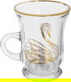 Al Saif Gallery Glass Flamingo Beads Set, 6 Pieces, 200 Ml, Flamingo Pattern - Clear product image 2