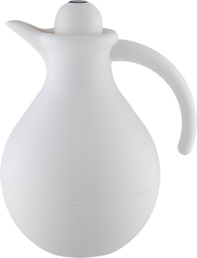 ترمس بنان تايملس، 1 لتر، خامة داخلية زجاج، غطاء ضغاط - بيج product image 1