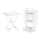 طقم طاولات اكرليك، 5 قطع - شفاف ذهبي product image 2