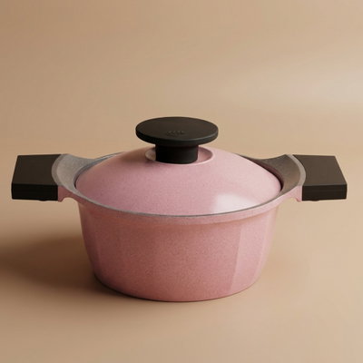قدر جرانيت تورنادو، 2.4 لتر - وردي product image 1