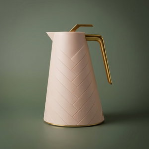 ترمس جلوري، 1 لتر، حافظة داخلية زجاج - بني فاتح product image