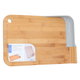 Al Saif Gallery Wood Cutting Board, Rectangular, with Drainer - Grey product image 3