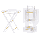 طقم طاولات اكرليك، 5 قطع - شفاف ذهبي product image 2