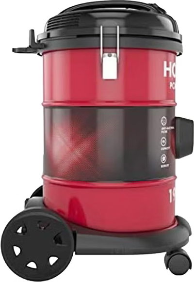 مكنسة برميل كهربائية باور فورس هوفر، 1900 واط، 18 لترًا، HT87-T1-ME - أسود أحمر product image 3