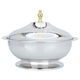 Al-Saif Gallery Steel Al-Ghozi Serving Tray, 35 Cm - Silver product image 1