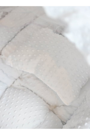 سرير موسى قابل للطي فان مومنت، 76×42×76 سم، حامل خشب - ابيض product image 2