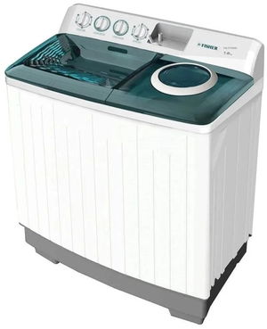 Fisher FW-P10000N washing machine, top load, 10 kg, twin tub - White product image