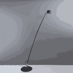 Aluminum acrylic floor lamp, 160 cm, 3000 Kelvin - Black product image 2