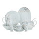 طقم سفرة بورسلان السيف غاليري، 70 قطعة - ابيض product image 1